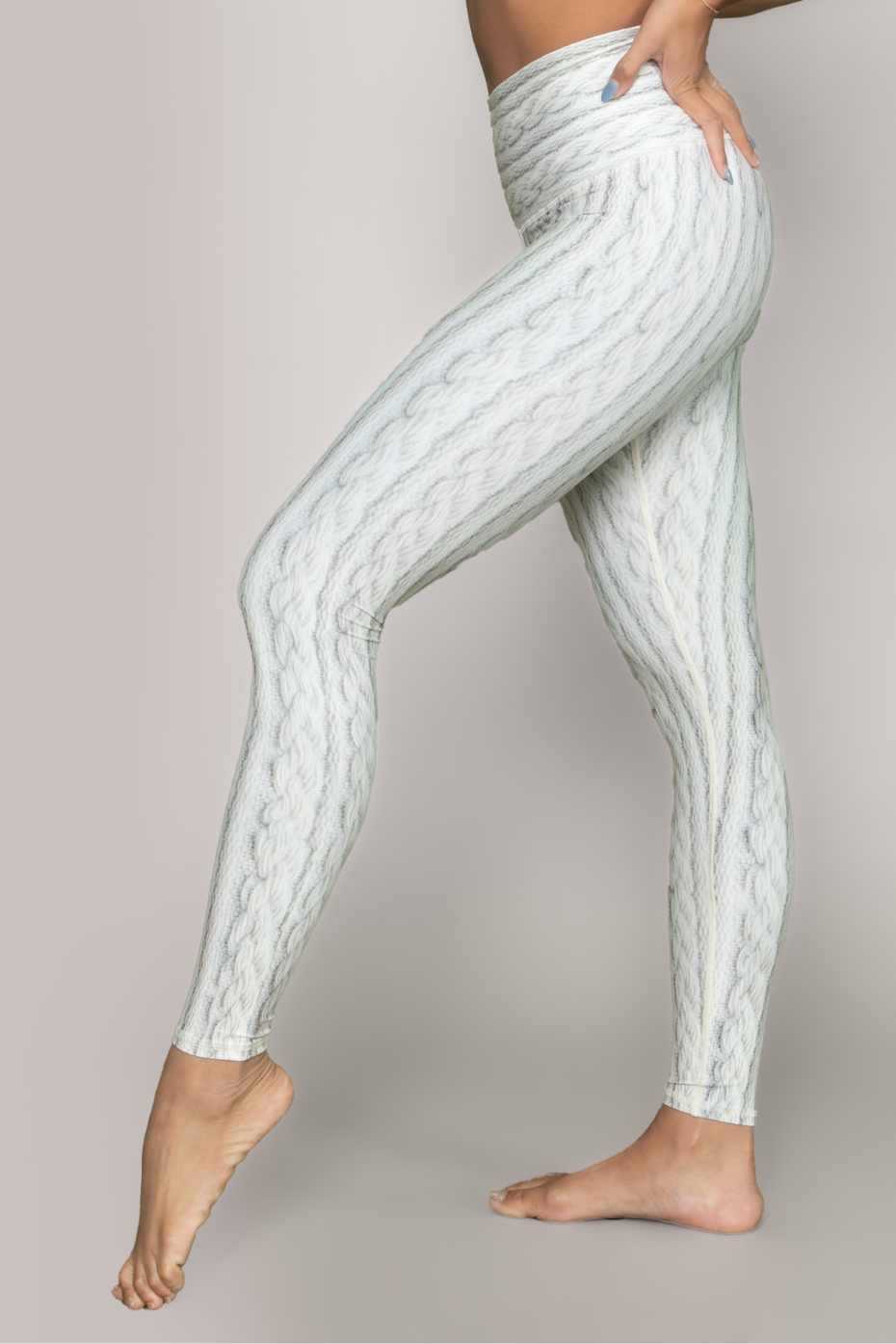 Cable Knit Barefoot Leggings – Niyama Sol