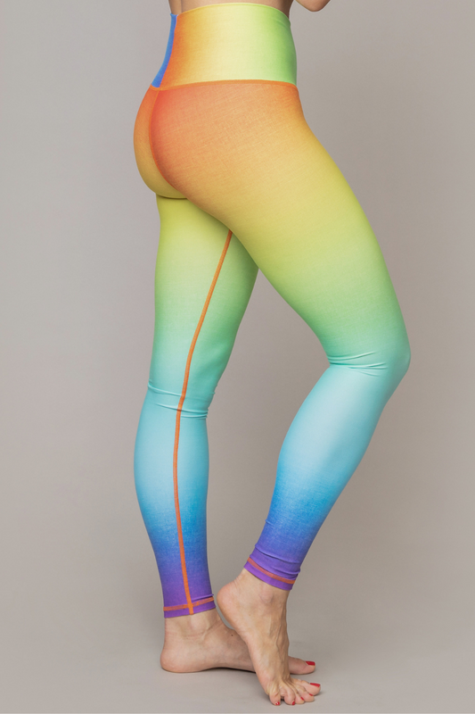 Dip Dye - Neon Barefoot Legging