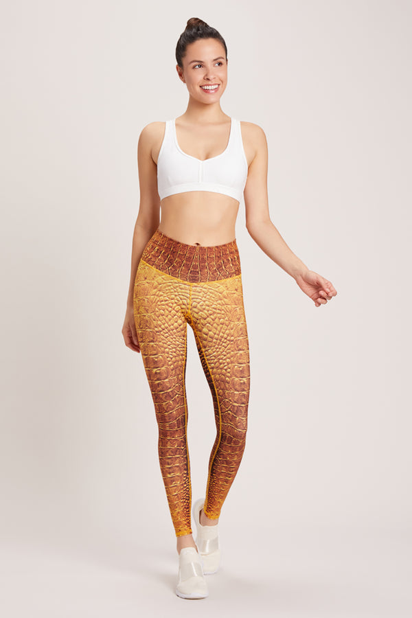 Croc High Waisted Barefoot Legging