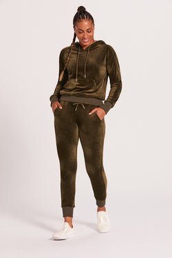 Velour Racer Jogger