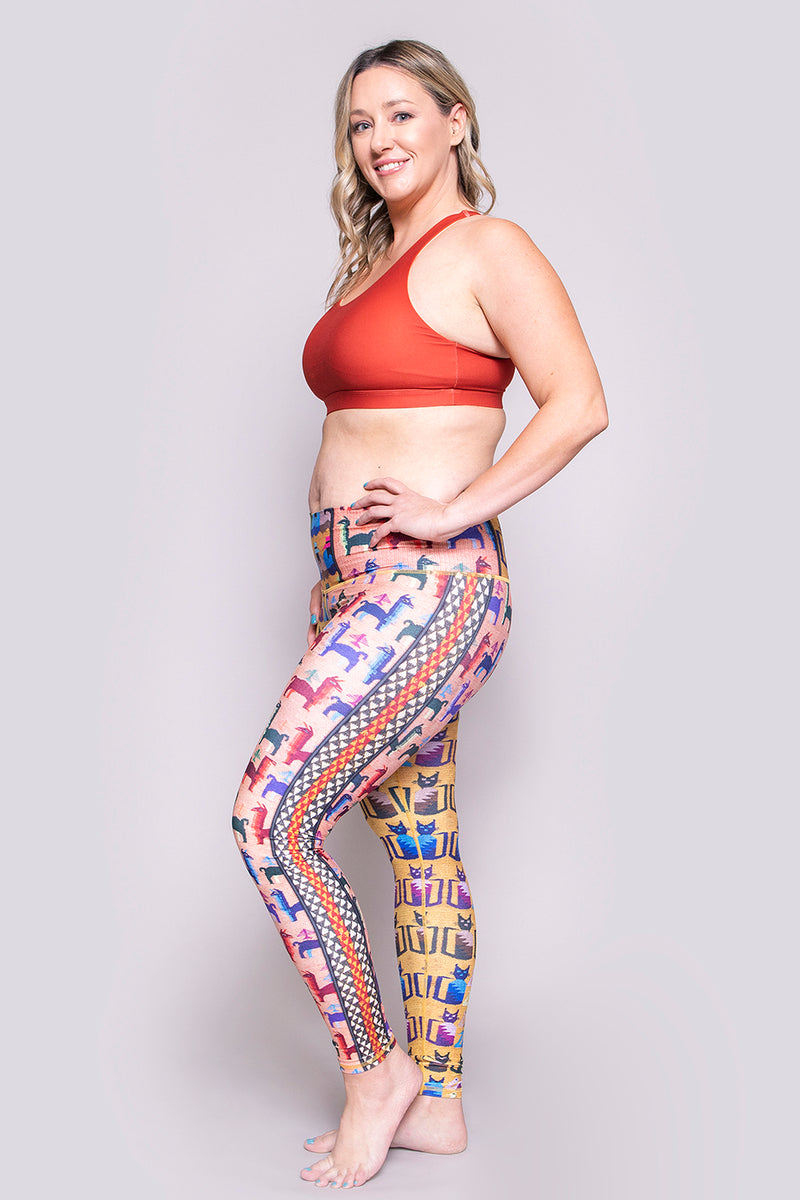 Kitty Llama Barefoot Legging