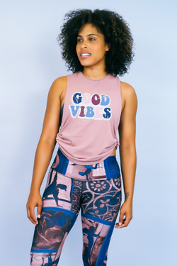 Hollywood Tank - Mauve - Good Vibes