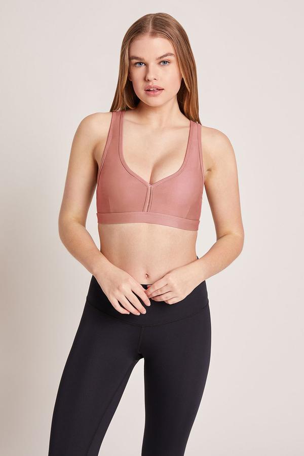 Eclipse Medium Support Sports Bra - Cactus Rose
